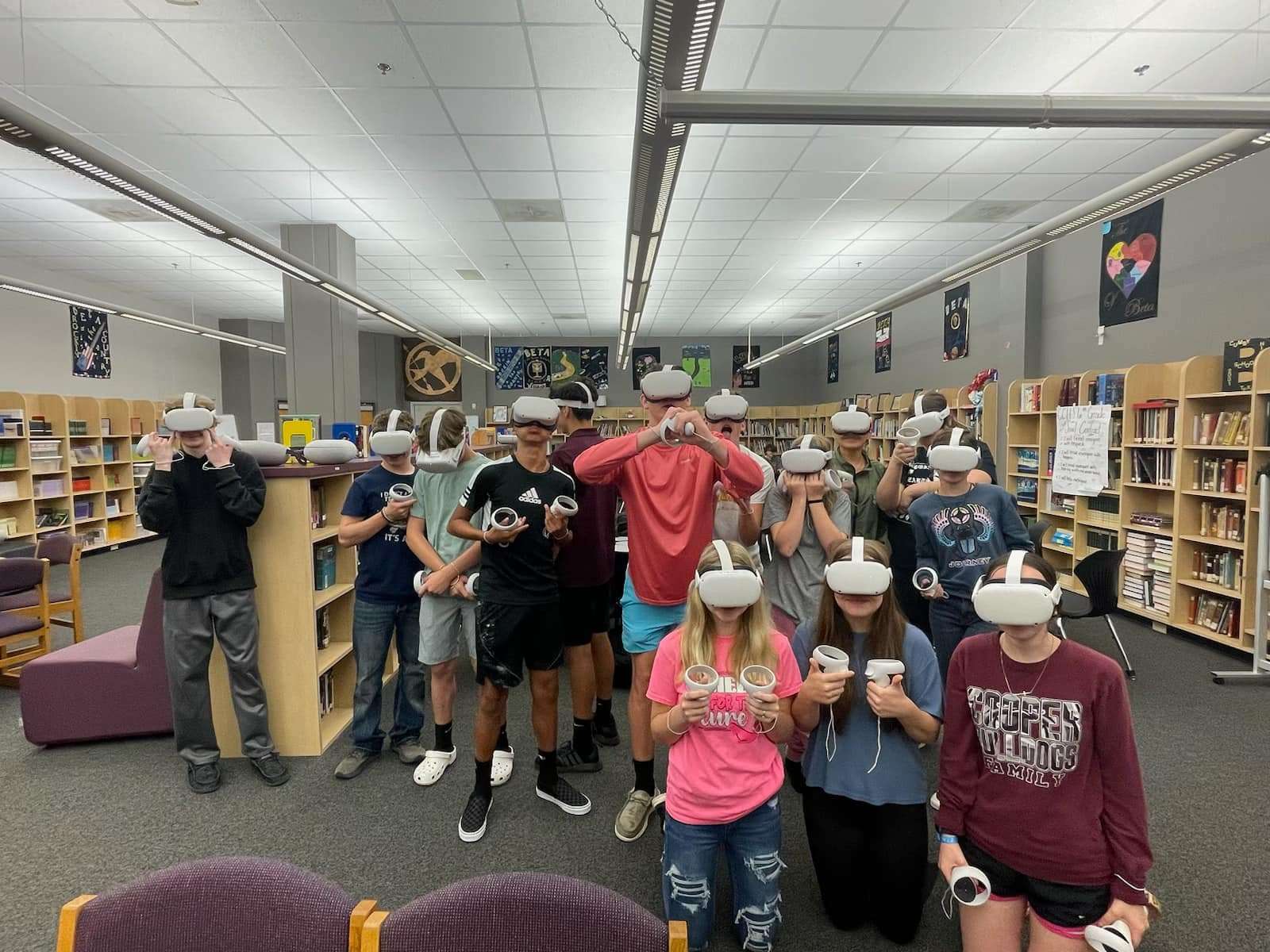 Career Coaches From PC2 Pathways to College Careers Visit Cumby ISD