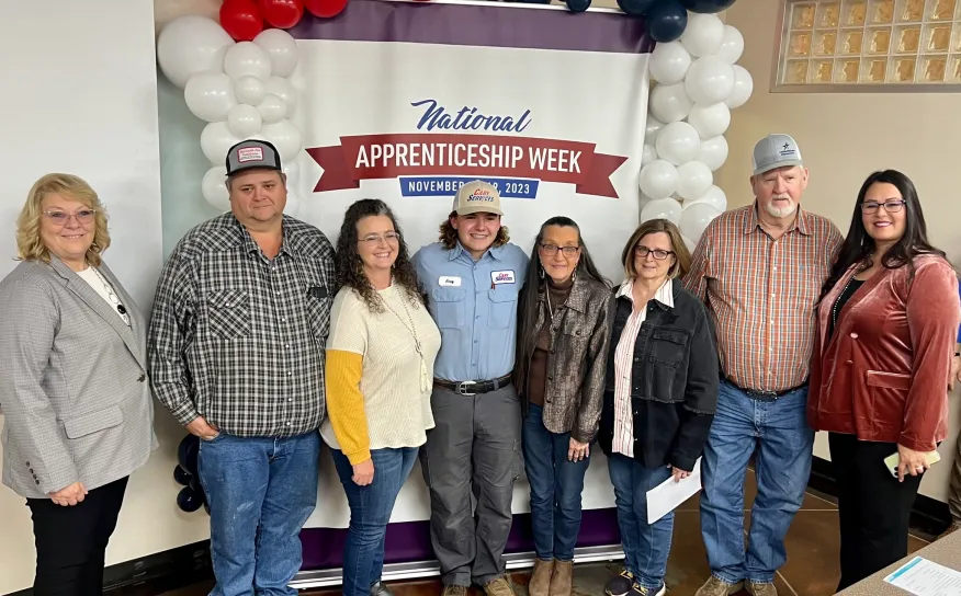 Hamlin CISD student gains esteemed title in National Apprenticeship Week event